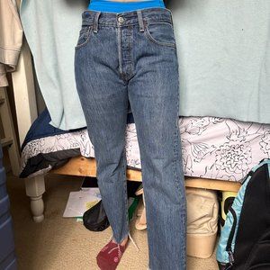 Women's Vintage Levi’s 504 Orange/Copper Label Relaxed Fit Jeans - Size 29